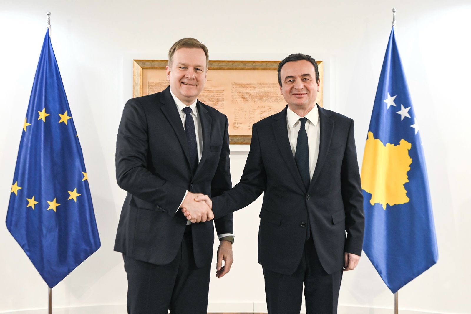 Sorensen i lumtur me vizitën në Kosovë  Diskutuam që 2026 a të sjellë rezultate të prekshme