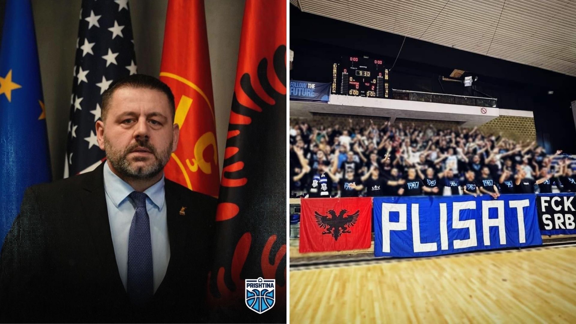 Ndërpritet ndeshja Ylli   Sigal Prishtina pas protestës së  Plisave  kundër Bekë Berishës